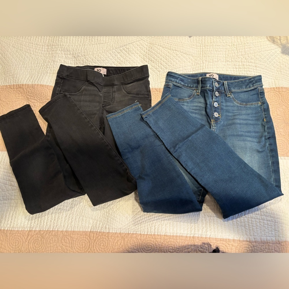 SO kids bundle of 2 Black and Blue Jeans